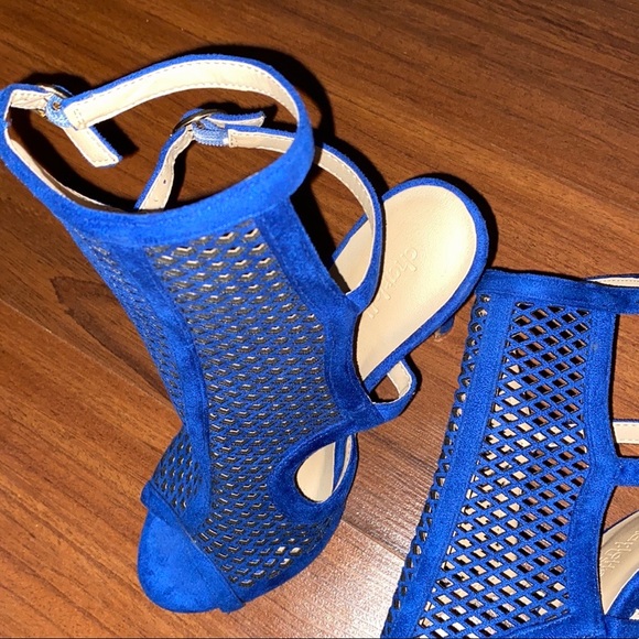 Cobalt Blue Heels - Picture 3 of 6